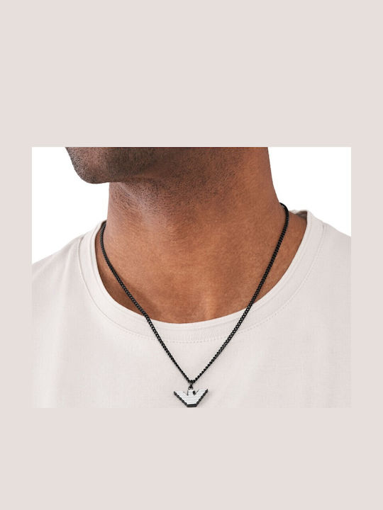 Emporio Armani Eagle Logo Колиe от Златна Стомана Emporio Armani Eagle Logo Колиe от Златна Стомана