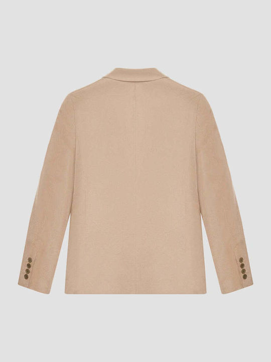 Men's Summer Suit Jacket Slim Fit Beige