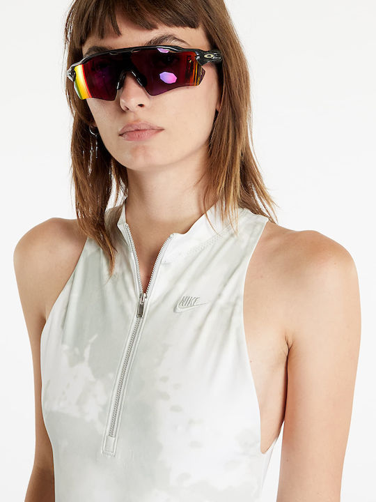 Sleeveless Bodysuit Sportswear Silver