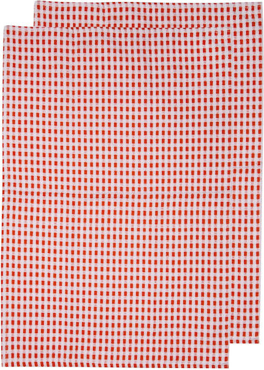 Ladelle Towel in Orange Color 45x70cm 2pcs
