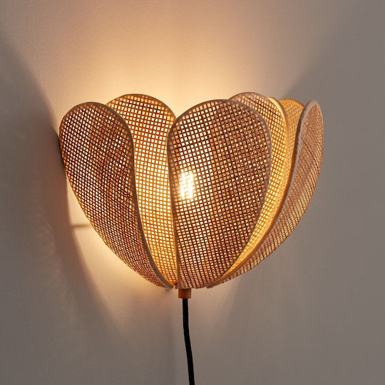 La Redoute Interieurs Modern Lumină de Perete cu Soclu E14 Bej 31x23cm