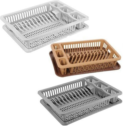 TnS Отцедник За Мивка От Пластмаса Бежов 47x38x8.5см
