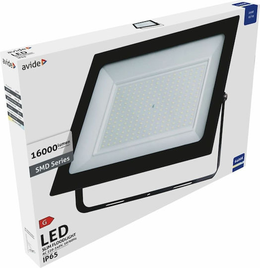 Avide Value ASFLCW-200W Στεγανός Προβολέας LED 200W Ψυχρό Λευκό 6400K IP65