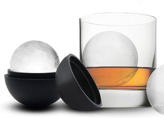 Ready Ice Cube Mold Round Silicone 1 Slot Blue ICB-R75