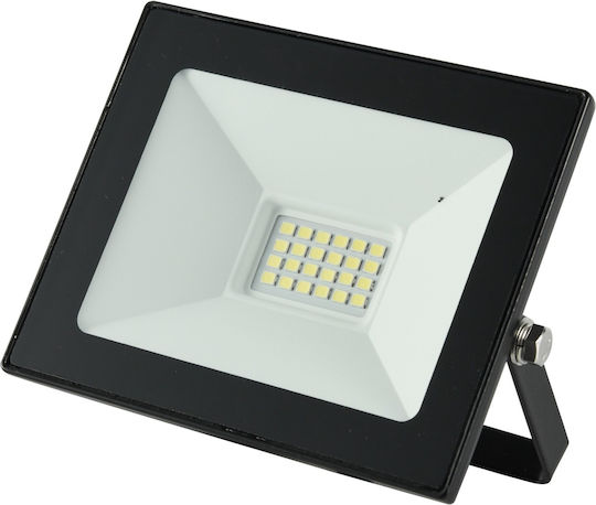 Avide ASFLCW-20W Στεγανός Προβολέας LED 20W Ψυχρό Λευκό 6400K IP65