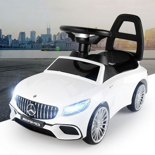 Ecotoys Mercedes Amg with Led and Sounds 5528 Baby Push Walker Ride On White