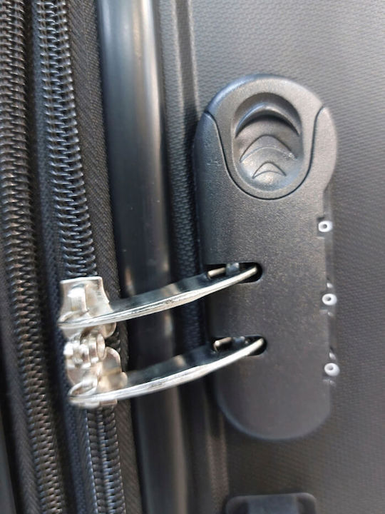 Diplomat Large The Seagull Collection Large Hard Black Suitcase With 4 Wheels Height 74cm