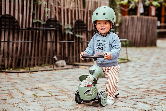 Scoot & Ride Kids Scooter Highwaykick 1 3-Wheel with Seat for 1-5 Years Green