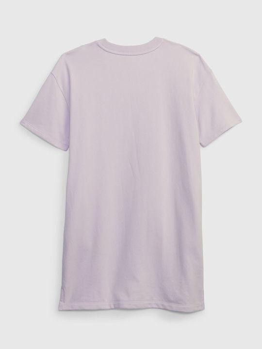 GAP Kids Dress Short Sleeve Lilac