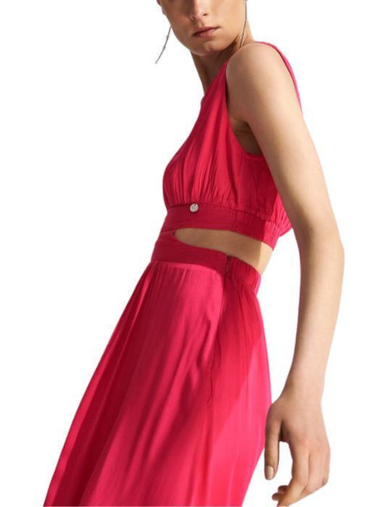 Ale - The Non Usual Casual Sommer Maxi Abendkleid Rosa