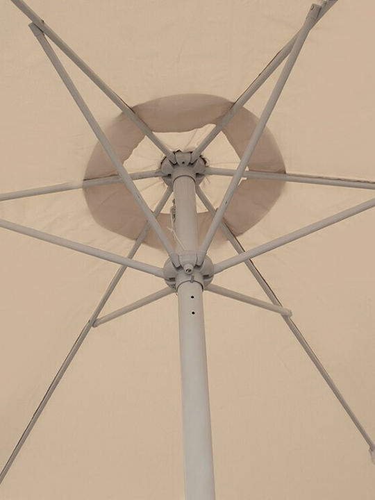 Umbrelă Rotundă Din Aluminiu Ecru Φ3m