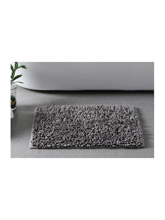 Linea Home Badematte Baumwolle Rechteckig Noodle LH2044004-4 Grey 60x90cm