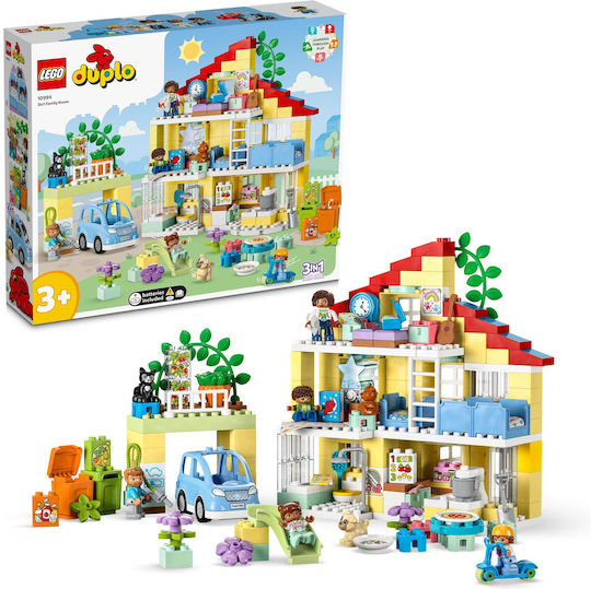 LEGO Duplo 3 in 1 Family House for Ages 3 and Up 218 Pieces
