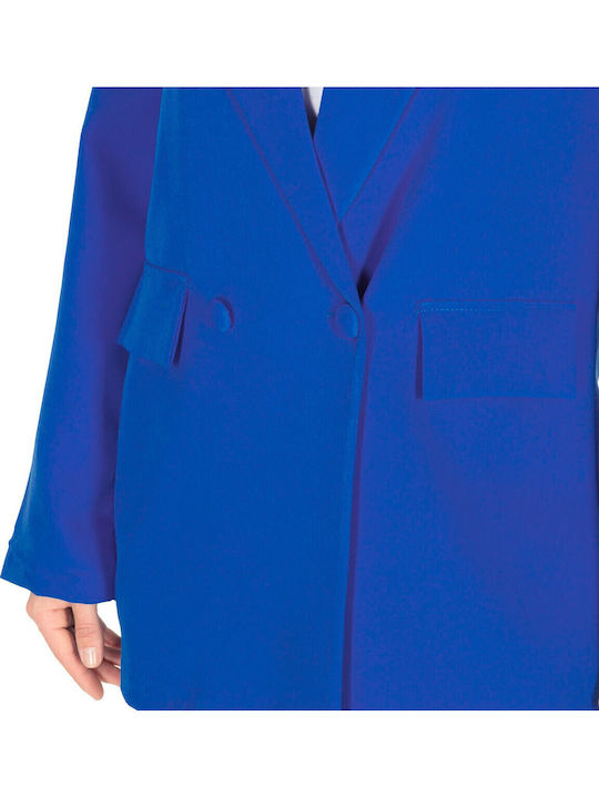 Silia D Damen Blazer Blau