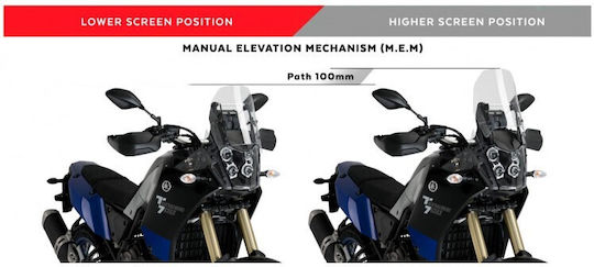 Puig Motorcycle Windshield & Windscreen Installation Kit for Yamaha Tenere 700 3732N