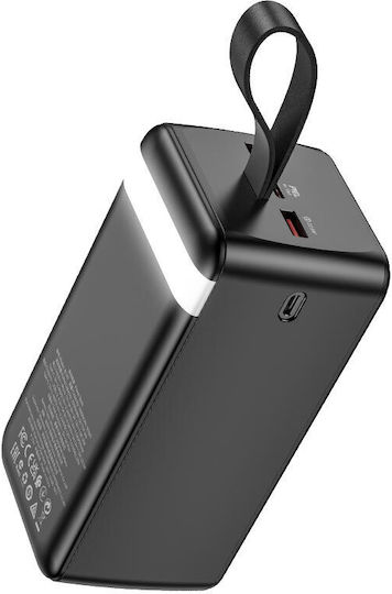 Borofone BJ14D Power Bank 50000mAh with 2 USB-A Ports and USB-C Port Black