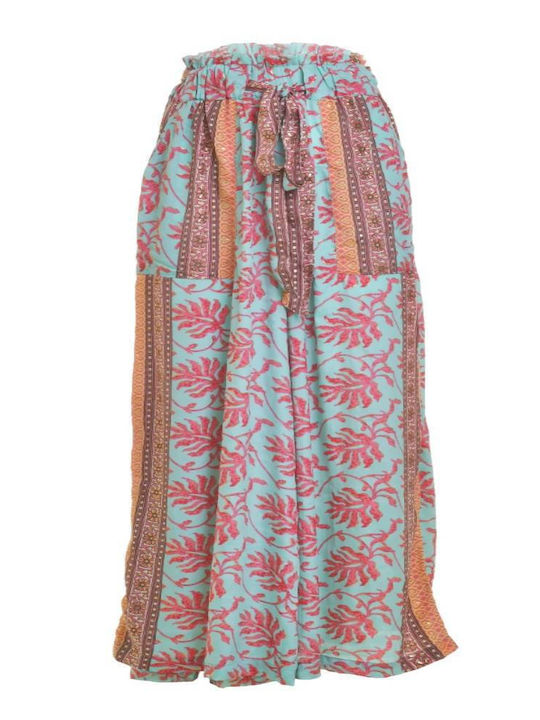 Ble Resort Collection Γυναικεία Παντελόνα Παραλίας σε Τιρκουάζ χρώμα