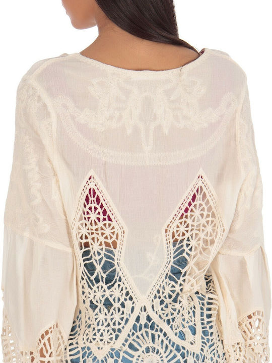 Silia D Women's Top Beachwear Beige