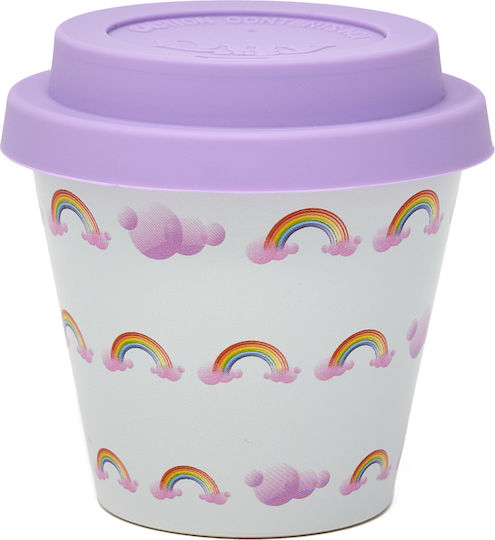 QuyCup Κούπα Πλαστική Λευκή 90ml