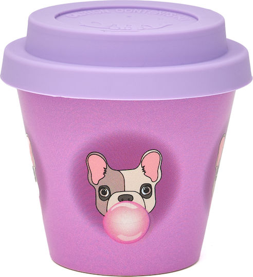 QuyCup Cană Plastic Violet 90ml