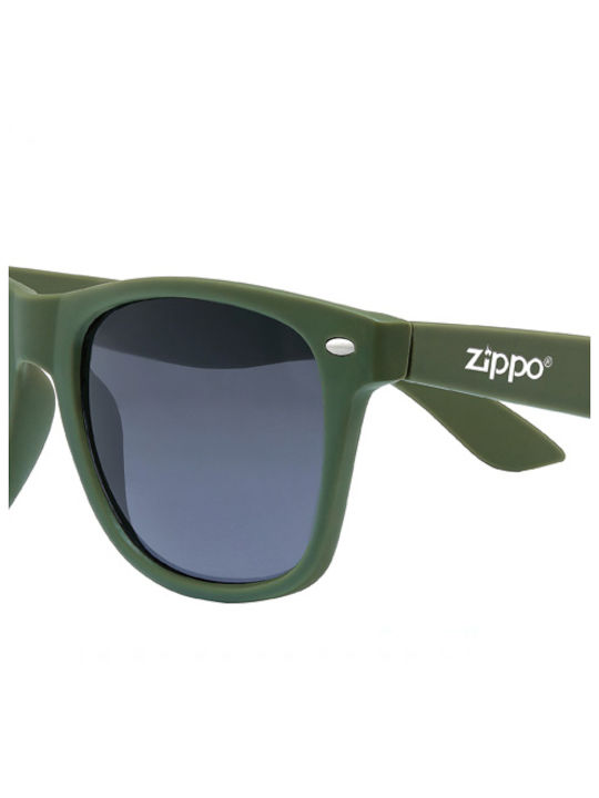 Zippo Sonnenbrillen mit Grün Rahmen und Blau Linse OB21-28