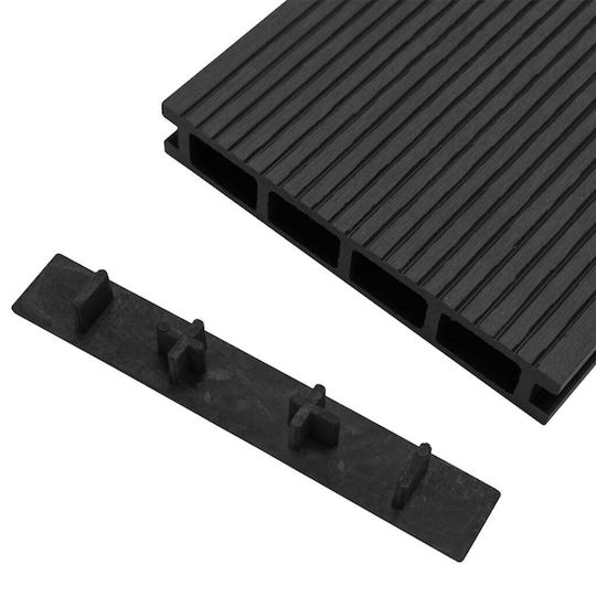 vidaXL Дъска за градински под от Пластмаса 15x2.5бр 10бр