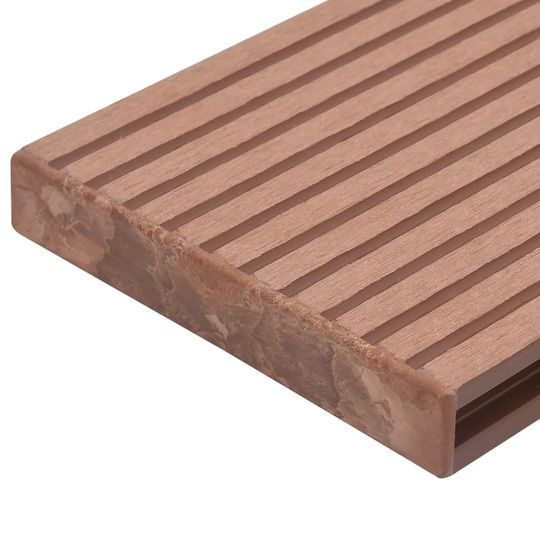 vidaXL Дъска за градински под от Пластмаса 15x2.5бр 10бр