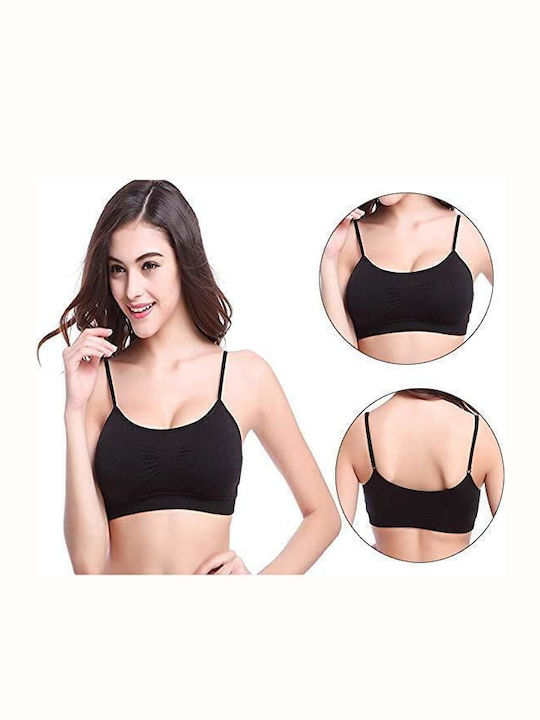 Women's Sports Bra with Light Padding Black