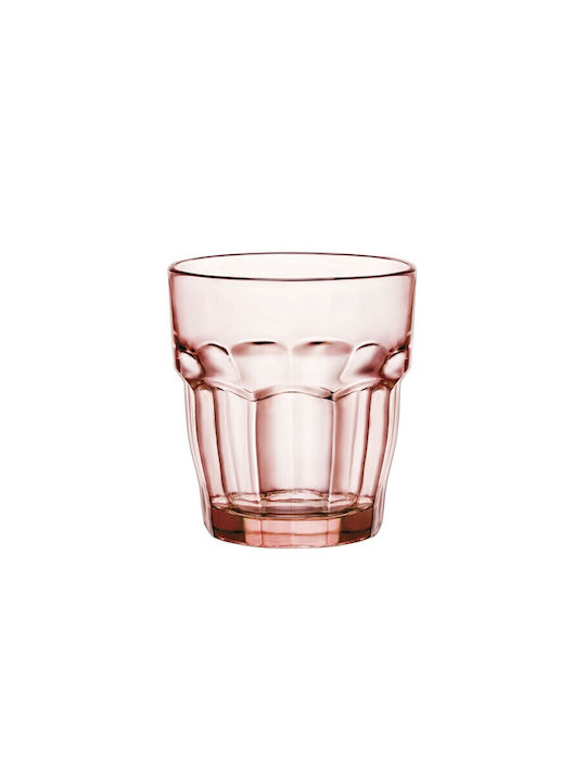 Bormioli Rocco Rock Bar Gläser-Set Wasser aus Glas in Orange Farbe 270ml 24Stück