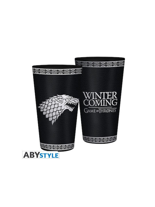 Abysse Water Glass 400ml Black