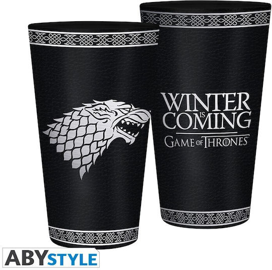 Abysse Water Glass 400ml Black