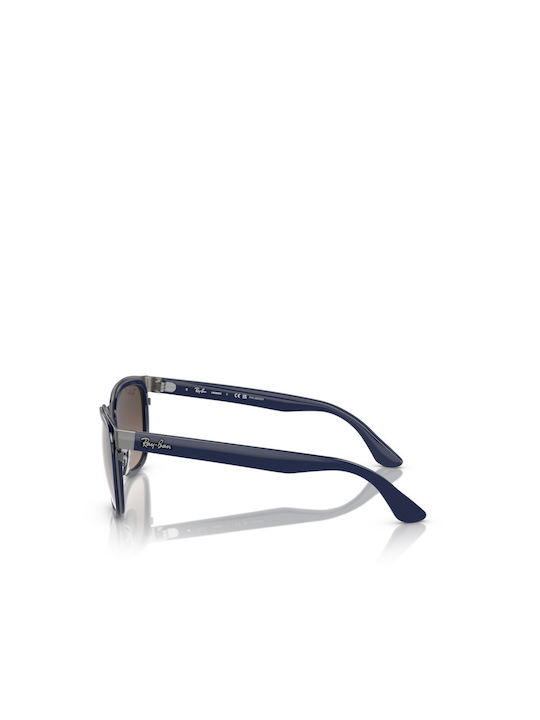 Ray Ban Clyde Γυαλιά Ηλίου Ασημί με Κοκκάλινο Σκελετό Ray Ban Clyde Γυαλιά Ηλίου Ασημί με Κοκκάλινο Σκελετό