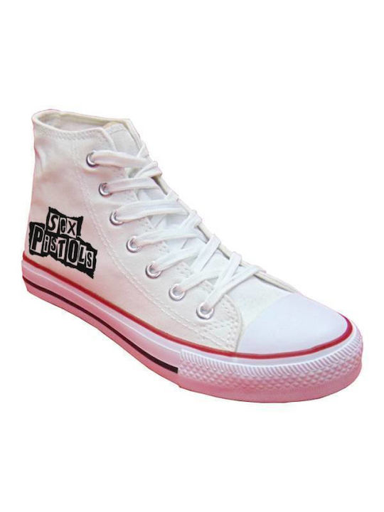 Takeposition Sex Pistols Boots White