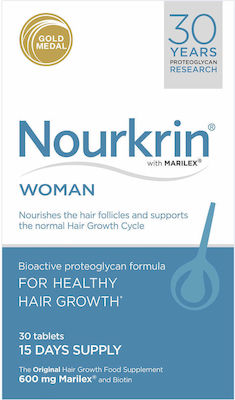Nourkrin Woman For Hair Growth 30 Ταμπλέτες