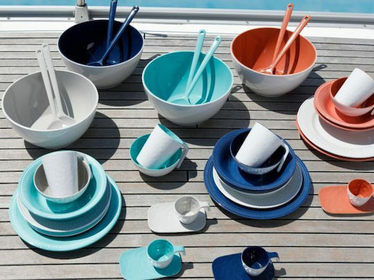 Marine Business Cereal Serving Bowl Round made of Melamine White with Diameter 13cm 6pcs