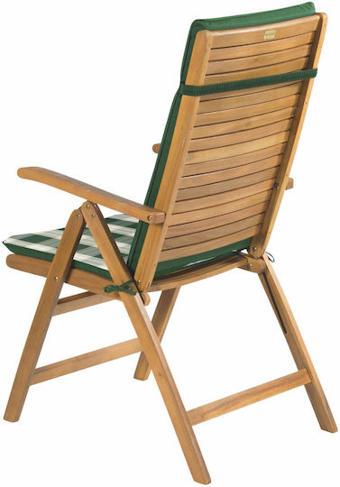 Fieldmann Garden Chair Cushions Green 70x48cm