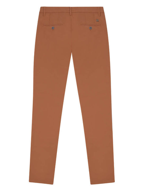 Prince Oliver Men's Trousers Chino Brown