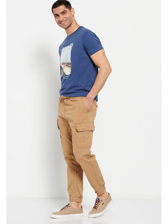 Pantaloni cu Croială Normală Bej