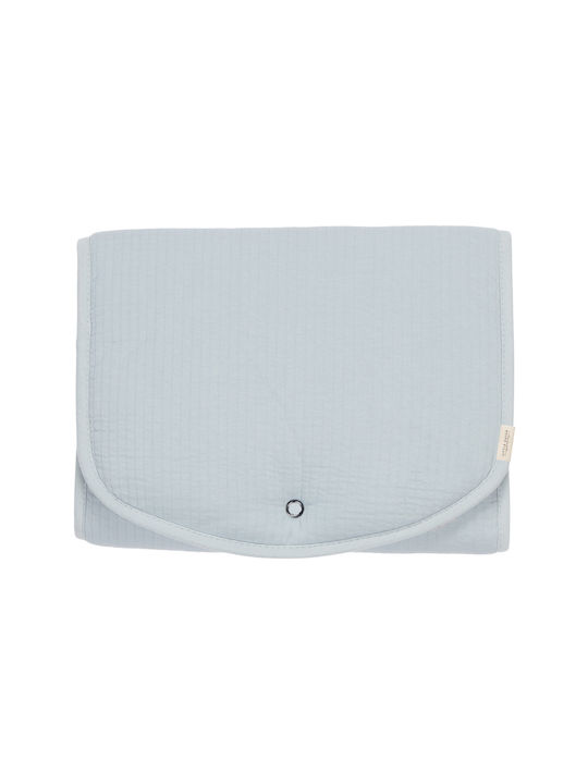 Little Dutch Portable Changing Pad Pure of Fabric Soft Blue 36x70cm