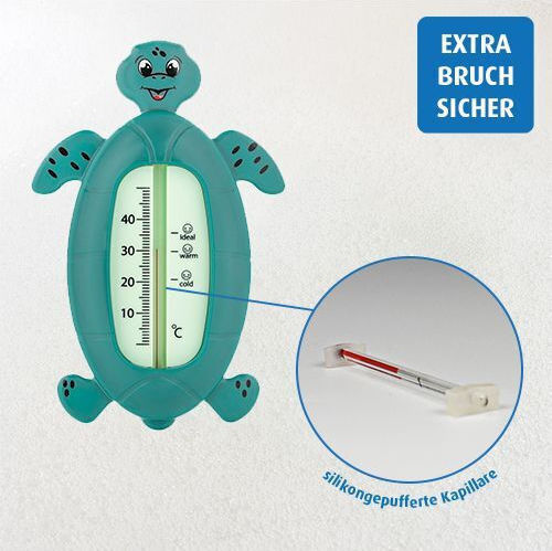 Reer Analog Bath Thermometer Turtle 0°C - 50°C Green