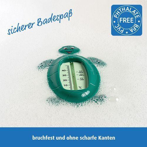 Reer Analog Bath Thermometer Turtle 0°C - 50°C Green