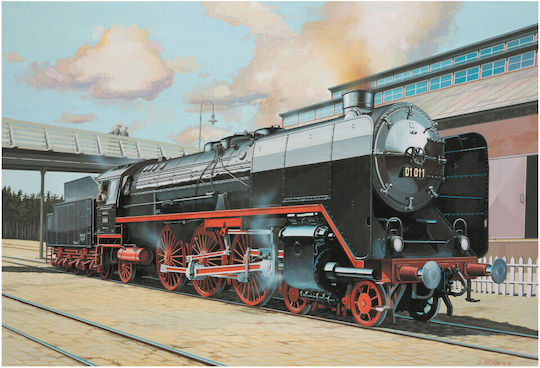 Revell Express Locomotive BR01 Modeling Figure Train 149 Pieces in Scale 1:87 27.5x3.7x5.9cm.