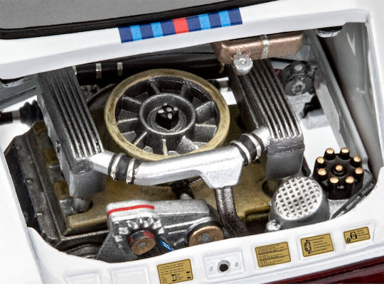 Revell Porsche 934 RSR "Martini" Modeling Figure Car 104 Pieces in Scale 1:24 17.9x8.4x5.7cm.