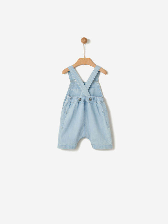 Yell Oh! Baby Bodysuit Set Sleeveless with Pants Light Blue