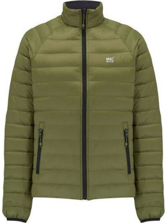 Winter Jacke Puffer Khaki Black