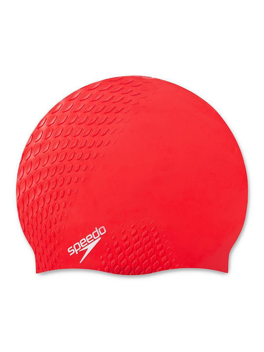 Speedo Silicone Swimming Cap Red