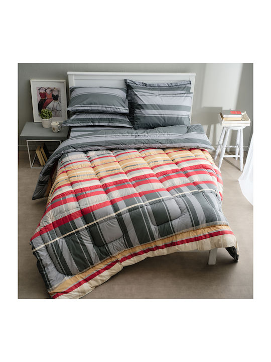 Charalambidis Textiles Duvet Cover Single 160x240 Scotland Red