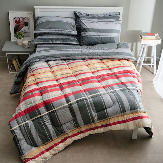 Charalambidis Textiles Плик за Завивка Единичен 160x240 Шотландия Червен