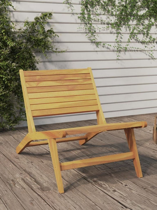Outdoor Armchair Wooden Brown 1pcs 60x90x65cm.