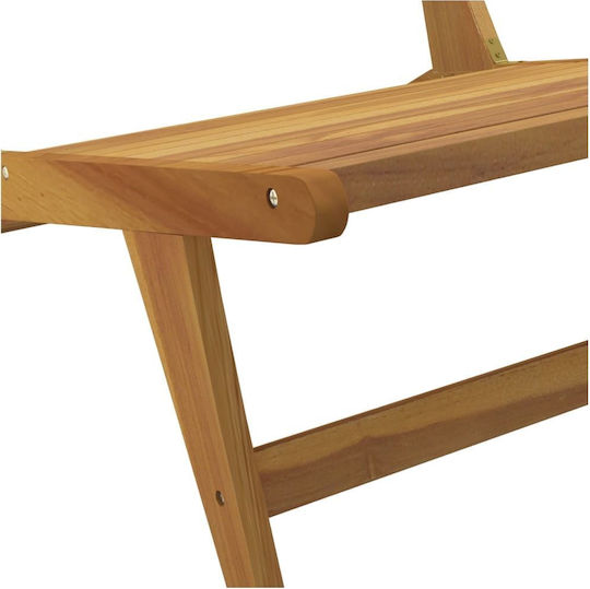Outdoor-Sessel Hölzernes Braun 60x90x65εκ.